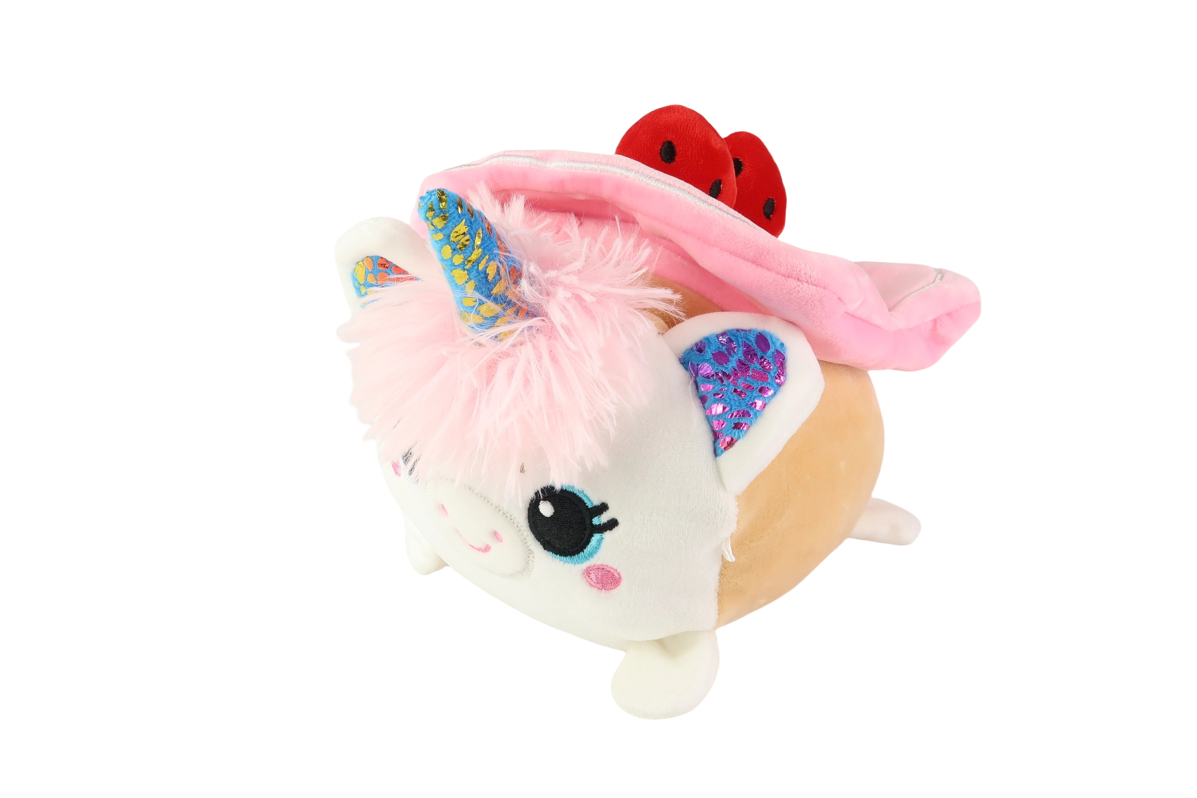 8 Inch Pink Strawberry Unicorn