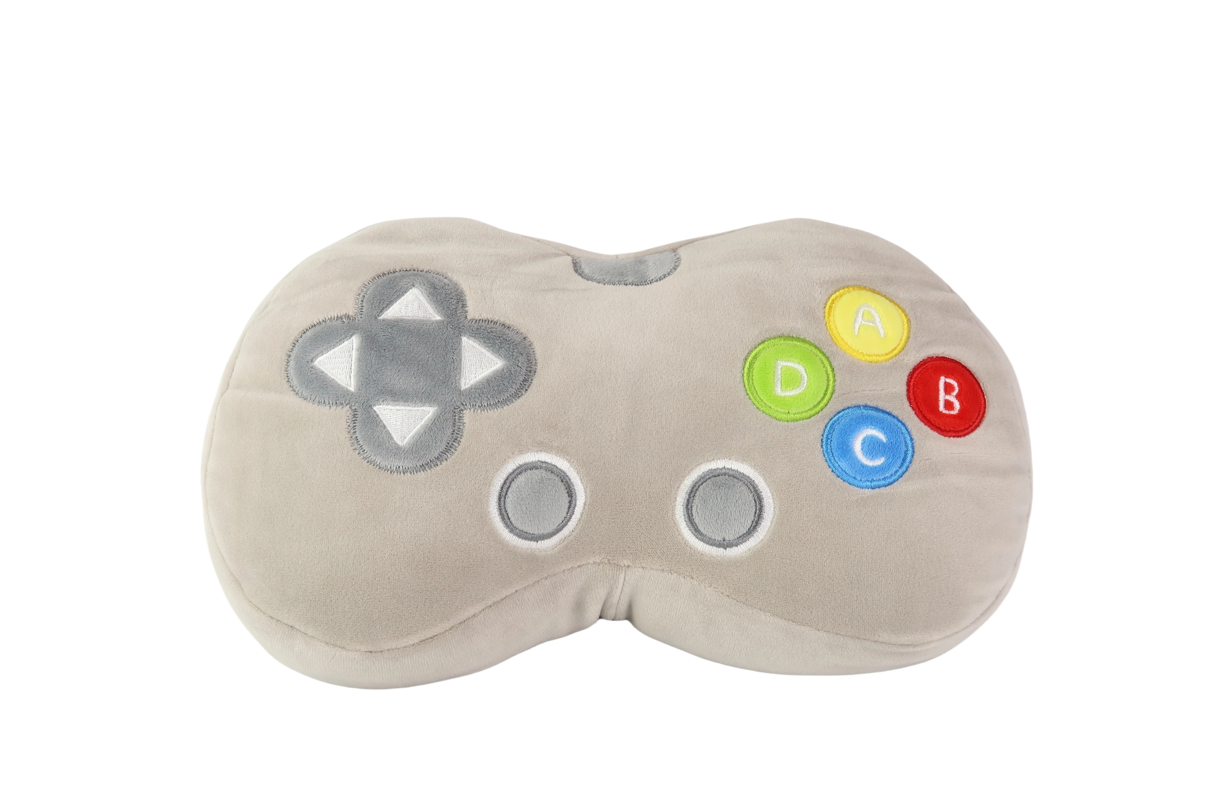 12 Inch Gray Gamepad Pillow