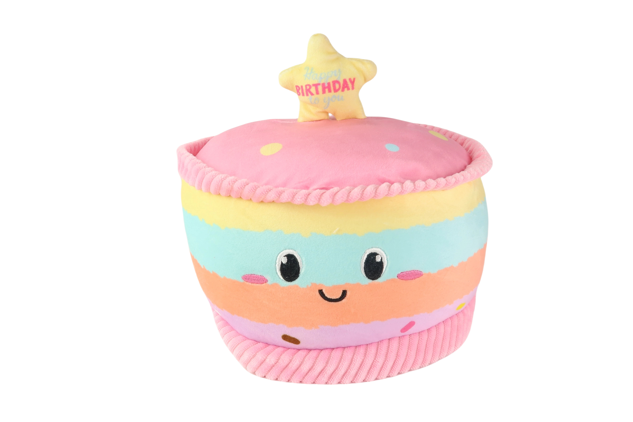 9 Inch Pink Cake Plush