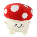 9 Inch Red Mushroom Plush